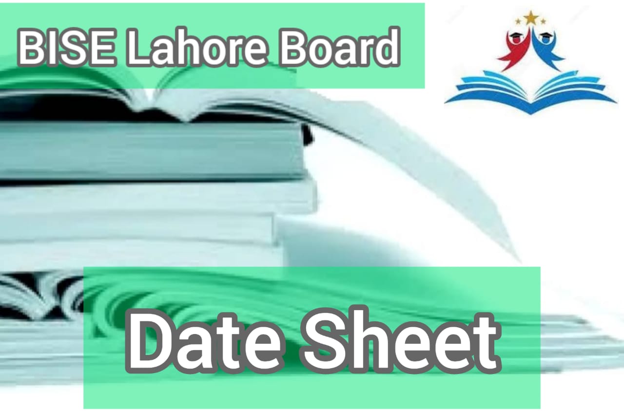 11th Class Date Sheet 2023 BISE Lahore Board 2024