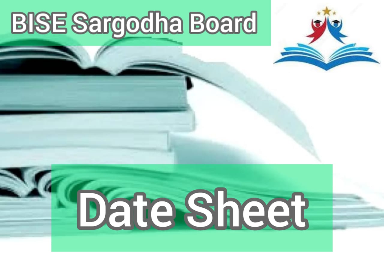 11th Class Date Sheet 2024 BISE Sargodha Board